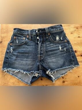LEVI’S Levi Womens Denim Cutoff Shorts 24